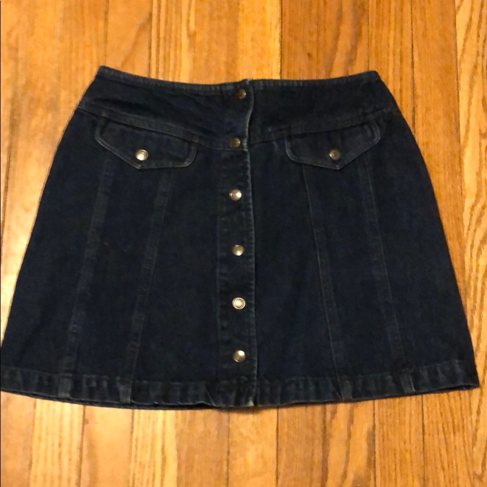 Vintage Ralph Lauren denim mini skirt